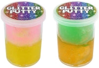 Putty Glitter Crystal 2 Layer 60g 6cm x 4.5cm Assorted