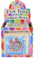 Jigsaw Puzzle Wooden Pirate 11 Cm 4 Assorted