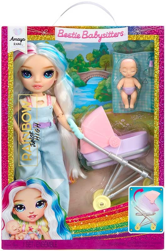 Rainbow High Jr High Bestie Babysitters Fashion Doll - Amaya
