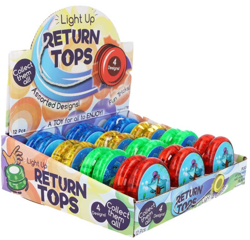 Return Top Sealife W/ Light 5.4cm Assorted