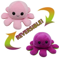 Reversible Plush Octopus Assorted