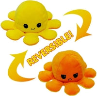 Reversible Plush Octopus Assorted