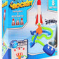 Rocket Foot Pump Launcher w/3 Foam Rockets