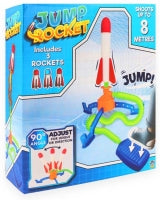 Rocket Foot Pump Launcher w/3 Foam Rockets