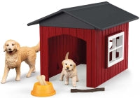 Schleich Dog Kennel With Golden Retrievers