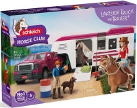 Schleich Dually Truck With Big Horse Trailer