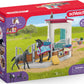 Schleich Horse Box With Mare And Foal