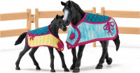 Schleich Horse Box With Mare And Foal