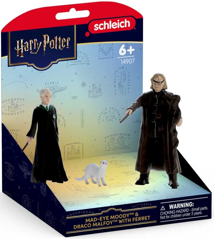 Schleich Mad - Eye Moody & Draco Malfoy With Ferret