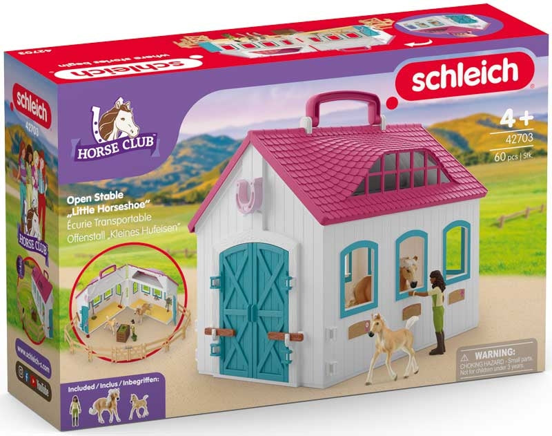 Schleich Open Stable Little Horseshoe