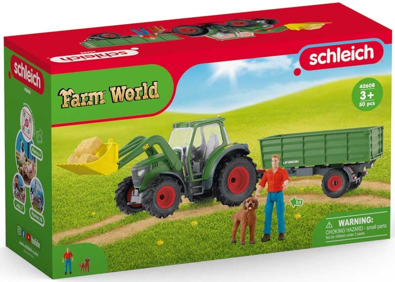Schleich Tractor With Trailer