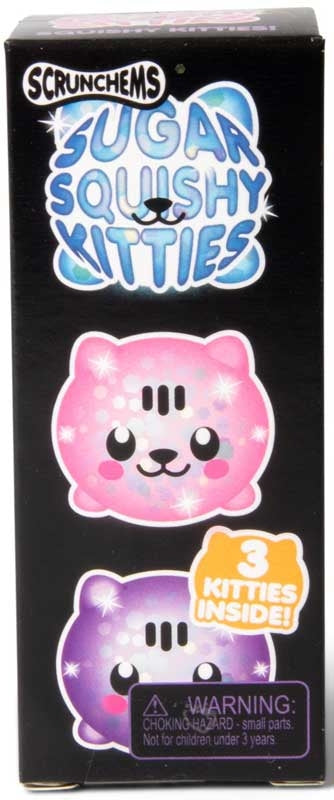 Scrunchems Diddy Sugar Squishy Kitties - 3pk