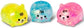 Scrunchems Diddy Sugar Squishy Kitties - 3pk