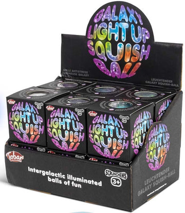 Scrunchems Galaxy Light Up Squish Ball Assorted