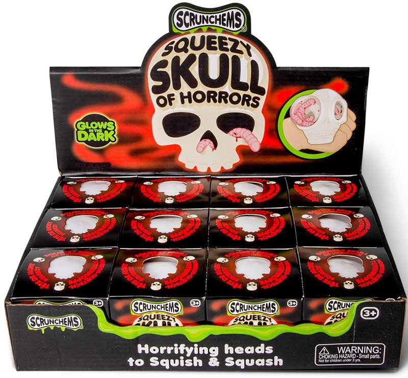 Scrunchems Squeezy Skull Of Horrors