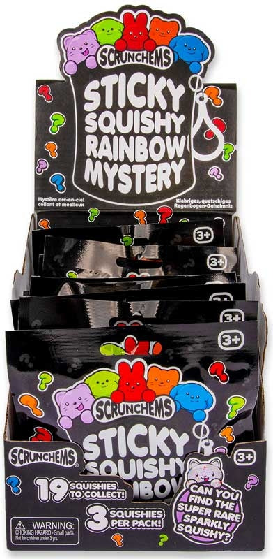 Scrunchems Sticky Squishy Rainbow Mystery Assorted