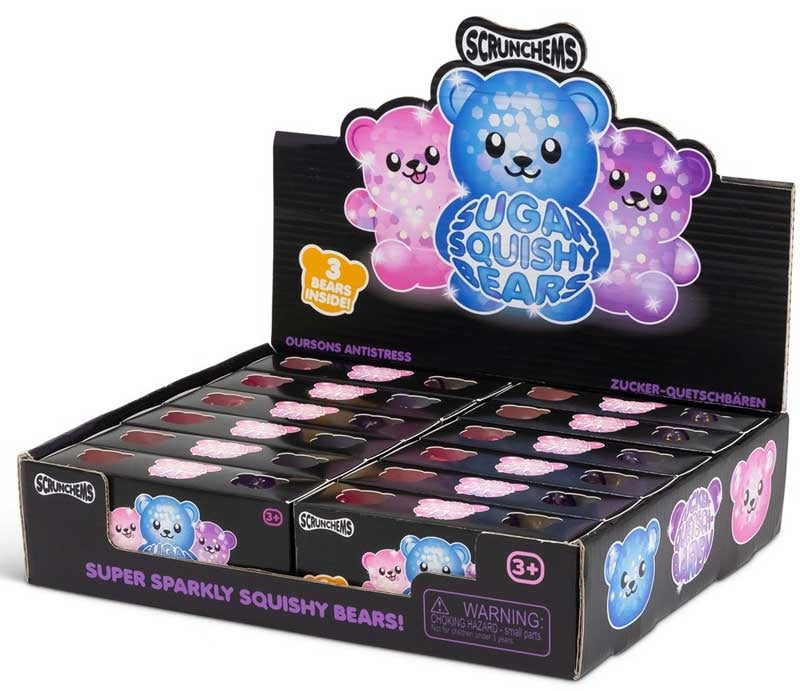 Scrunchems Sugar Diddy Bears - 3pk