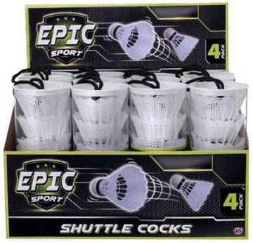Shuttlecocks 4 Pack