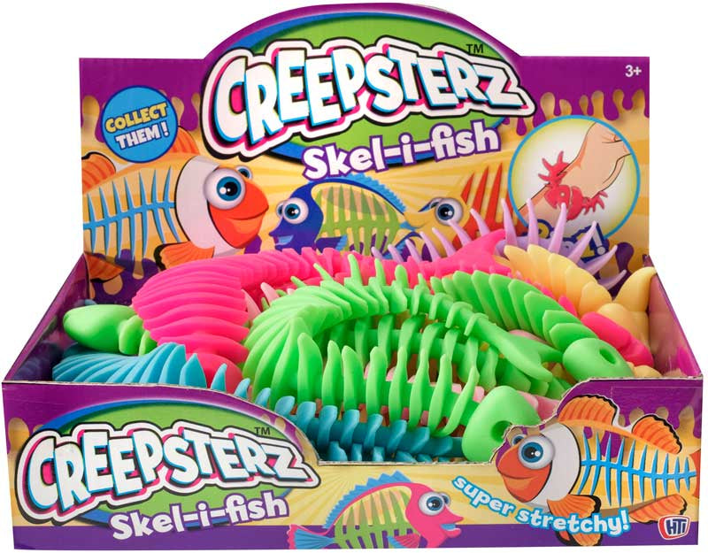 Creepsterz Skel-i-Fish – Twist, Stretch & Fidget Fun!