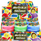 Slime Brickz 40g 7cm x 2cm Assorted Cols
