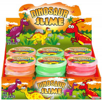 Slime Dinosaur 40g 7cm x 2cm Assorted