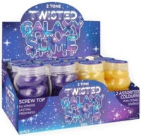 Slime Galaxy Colourful 150g 9.7cm x 5cm 2 Tone Assorted