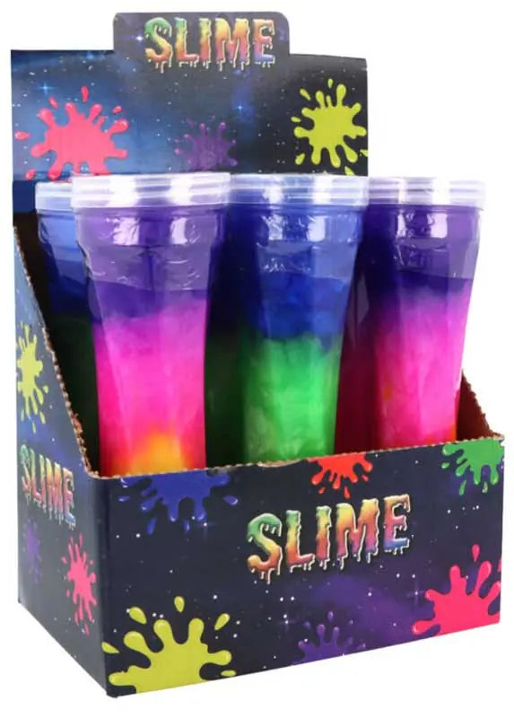 Slime Galaxy Colourful 290g 19cm x 5.7cm 3 Tone Assorted
