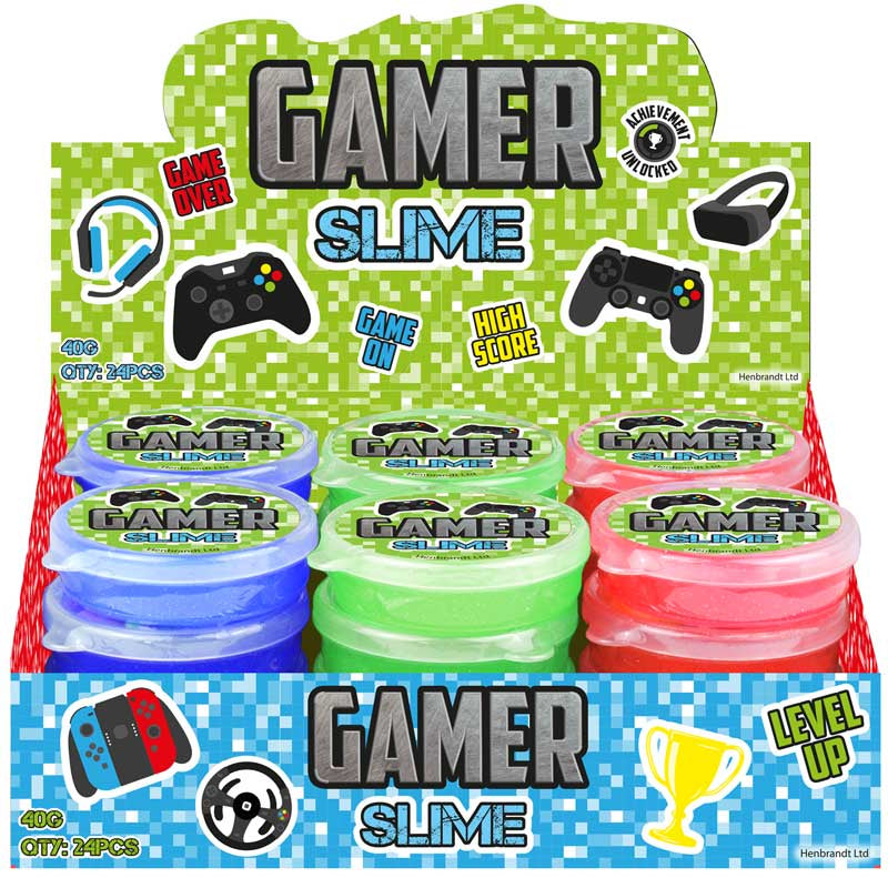 Slime Gamer 40g 7cm x 2cm Assorted