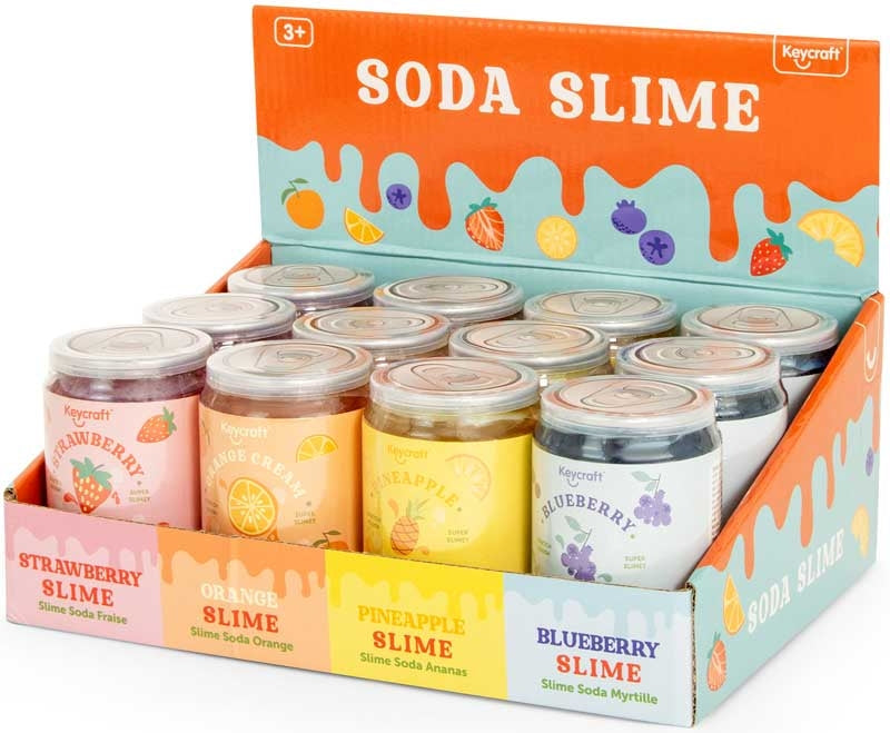 Soda Slime Cans Assorted
