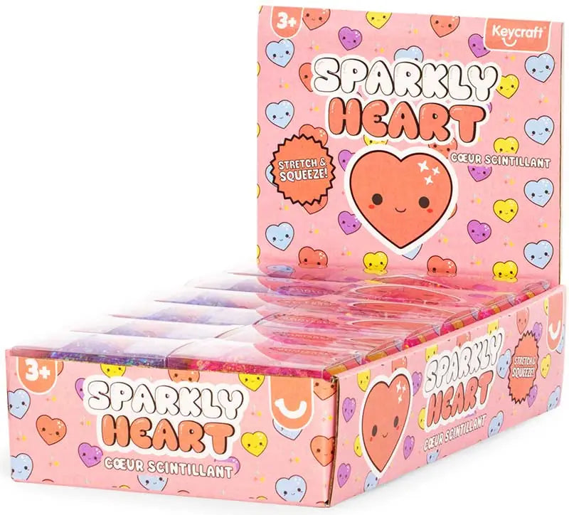 Sparkly Squishy Heart Assorted
