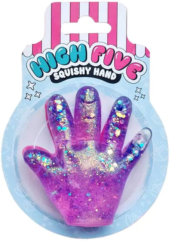 Sparkly Squishy High Five Hand Assorted