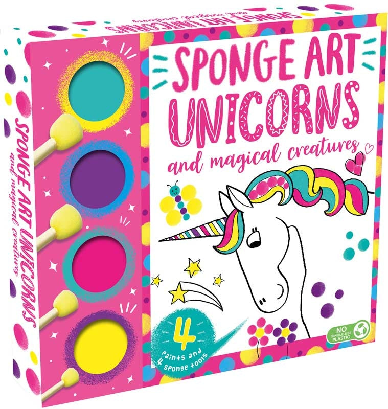 Sponge Art Eco-unicorns And Magical Creatures