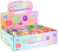 Squeeze Bobbly Shapes W/sugar 6.5 Cm Assorted