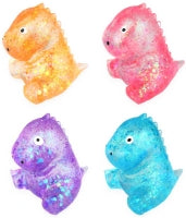 Squeeze Dinosaur W/sugar 7cm Assorted