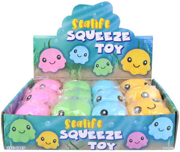 Squeeze Octopus 12cm Assorted