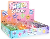 Squeeze Starfish W/sugar & Sparkle 10cm Assorted