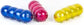 Squidgy Disco Caterpillars Assorted