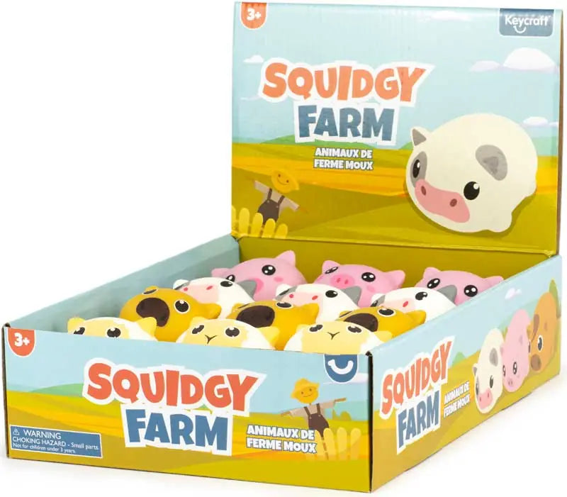 Squidgy Farm Animals Assorted