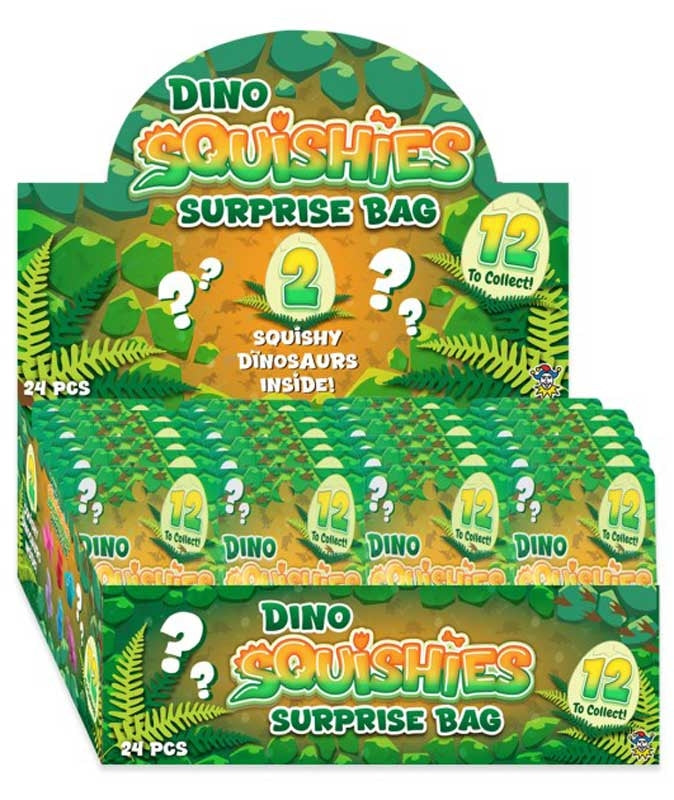 Squishy Dinosaur Surprise 2 Pce Assorted