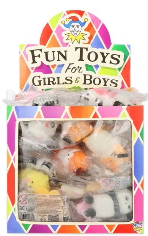 Squishy Lying Animal 10g 4.3cm Assorted