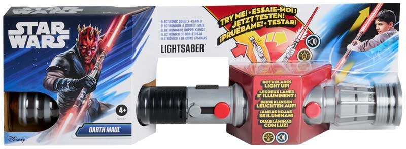 Star Wars Darth Maul Electronic Double - Bladed Lightsaber