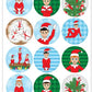 stickers-elfin-around-2-5cm-18-pcs-sheets