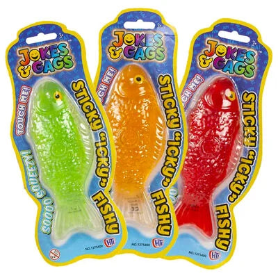 Sticky Icky Fish - 19 cm Stretchy Fun Toy for Kids