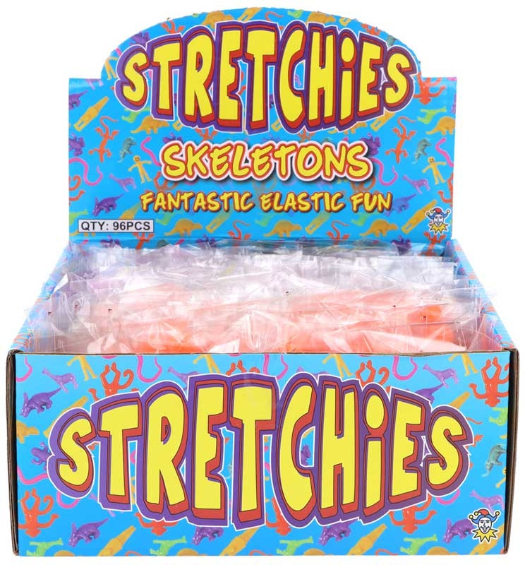 Stretch Skeleton 6.5cm 4 Cols Assorted