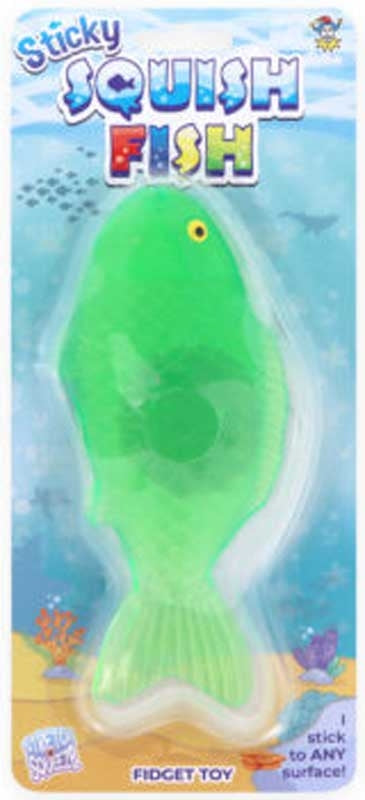 Stretchy Sticky Fish 17.6 x 6.5cm Assorted