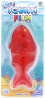 Stretchy Sticky Fish 17.6 x 6.5cm Assorted
