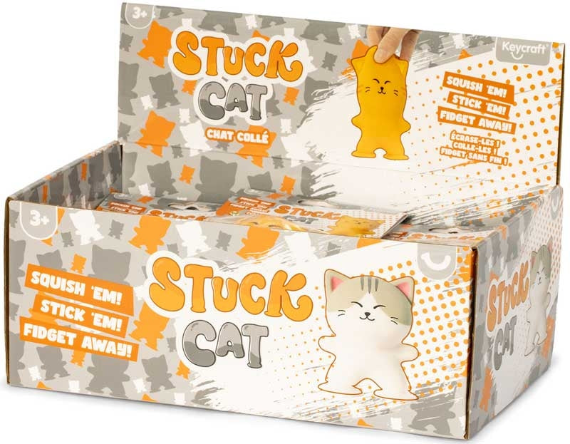 Stuck Cat Sensory Toy Assorted