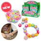 Pick N Pop Bracelets - Love Heart, Happy Smiling, Pretty Flower, Honeybee Fun for Kids