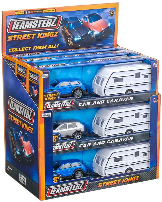 Teamsterz Car And Caravan Assorted