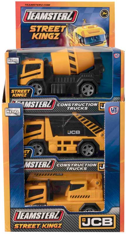 Teamsterz Jcb Construction Trucks Assorted